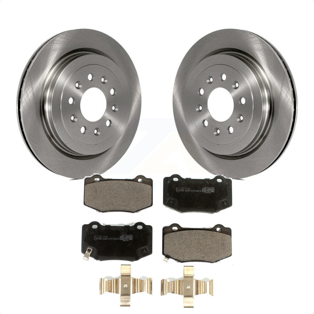 [Arrière] Kit de Disque et plaquette (céramique) de frein pour 2016-2017 Cadillac ATS V K8T-103197 par Transit Auto