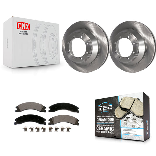 [Arrière] Kit de Disque et plaquette (céramique) de frein pour Ford E-450 Super Duty K8T-103198