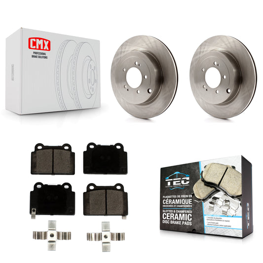 [Arrière] Kit de Disque et plaquette (céramique) de frein pour Mitsubishi Lancer K8T-103201
