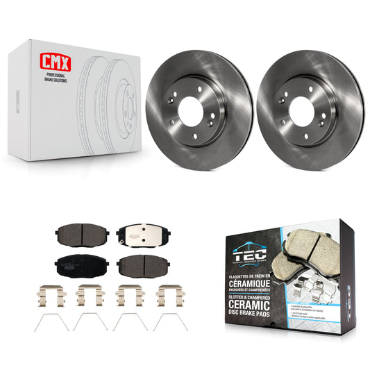 [Avant] Kit de Disque et plaquette (céramique) de frein pour Kia Soul Hyundai Kona Forte Elantra GT Seltos Forte5 K8T-103209