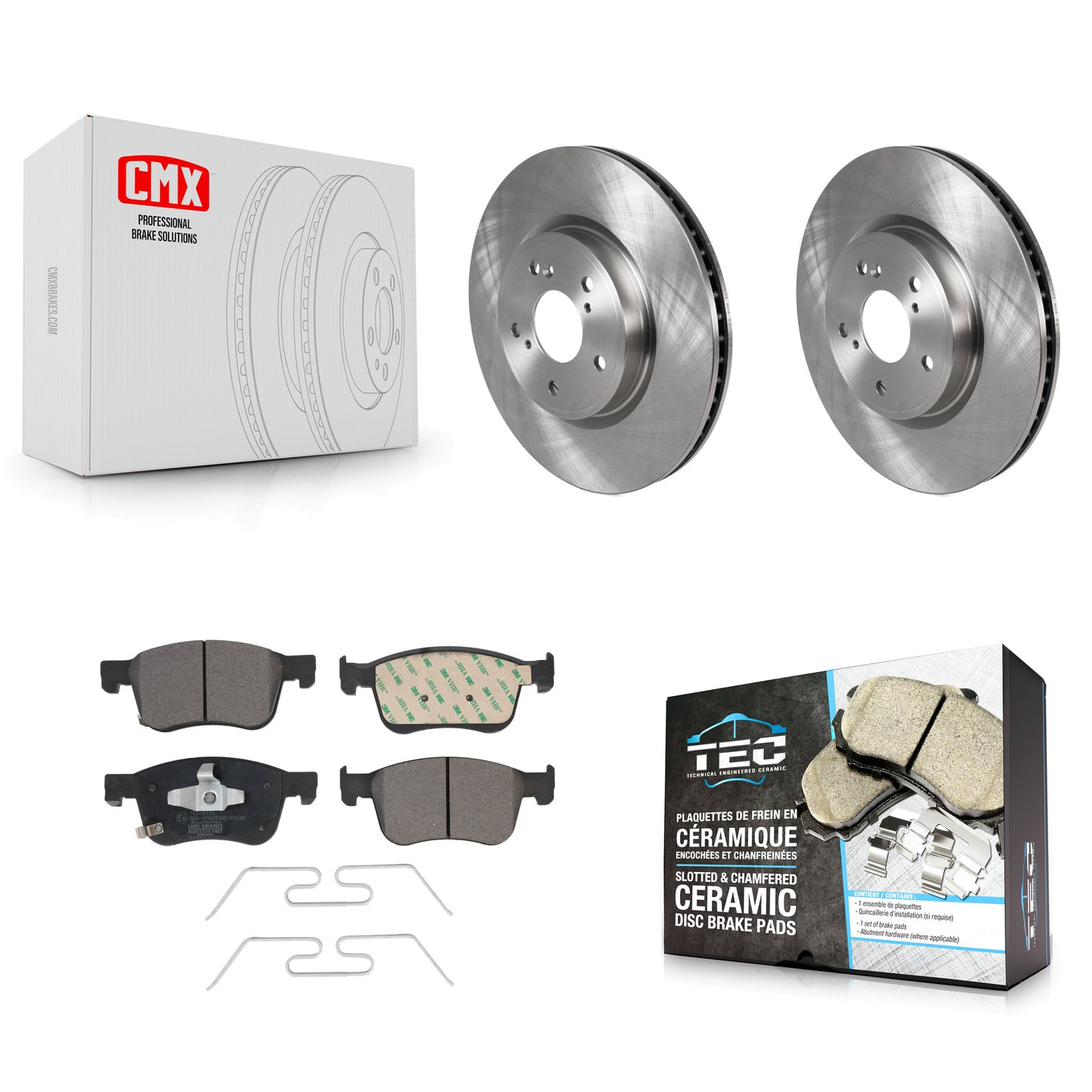 [Avant] Kit de Disque et plaquette (céramique) de frein pour Honda Accord Acura Civic Integra K8T-103215