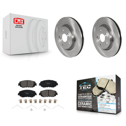 [Avant] Kit de Disque et plaquette (céramique) de frein pour Toyota Camry RAV4 Lexus ES350 Avalon ES300h UX250h UX200 C-HR Venza ES250 Corolla Cross K8T-103216