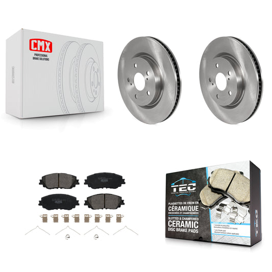 [Avant] Kit de Disque et plaquette (céramique) de frein pour Toyota Camry RAV4 Lexus ES350 Avalon ES300h UX250h UX200 C-HR Venza ES250 Corolla Cross K8T-103216