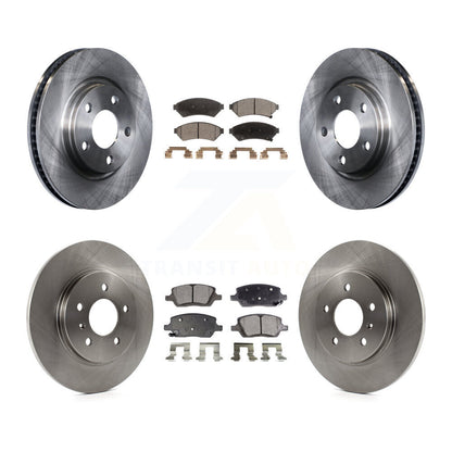 [Avant + Arrière] Kit de Disque et plaquette (céramique) de frein pour 2005 Chevrolet Uplander Pontiac Montana Buick Terraza Saturn Relay K8T-103219