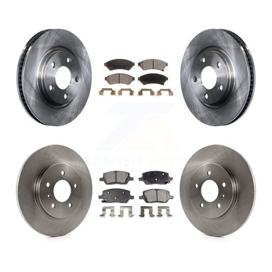 [Avant + Arrière] Kit de Disque et plaquette (céramique) de frein pour 2005 Chevrolet Uplander Pontiac Montana Buick Terraza Saturn Relay K8T-103219