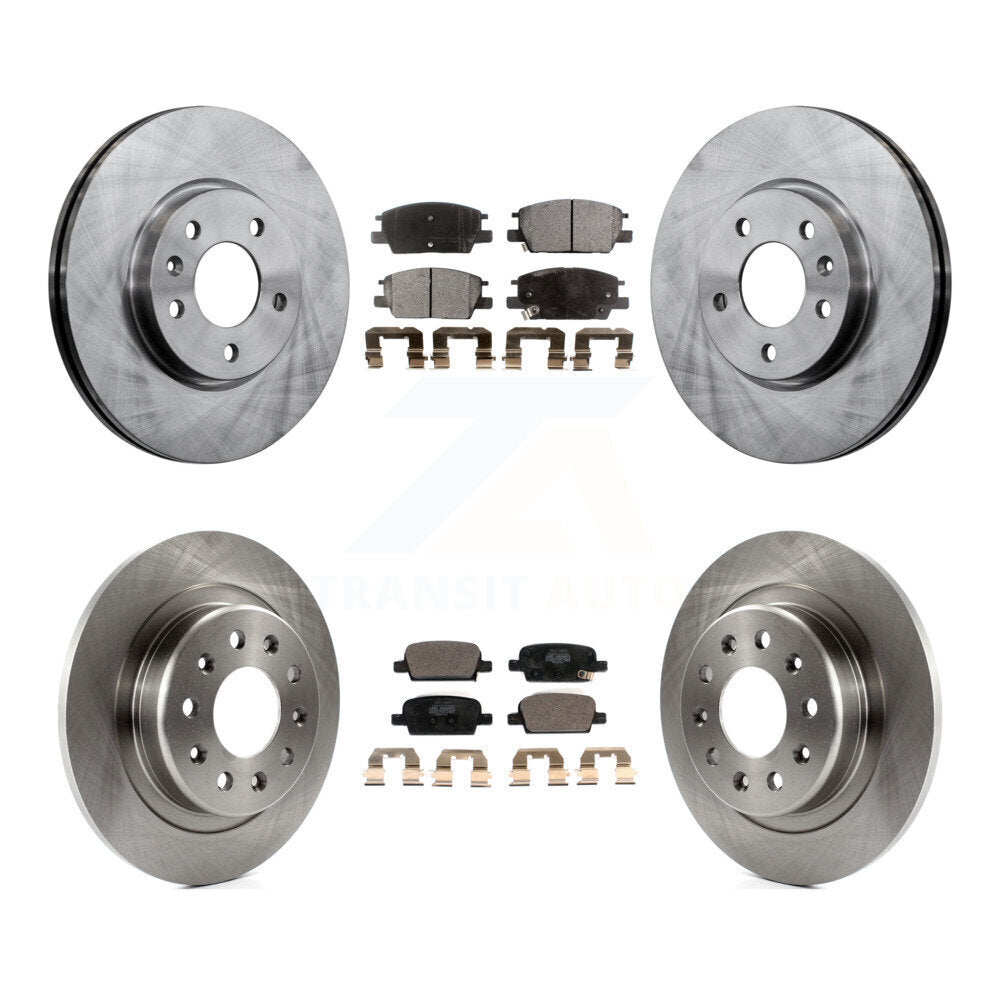 [Avant + Arrière] Kit de Disque et plaquette (céramique) de frein pour 2016-2020 Chevrolet Malibu avec Manual Parking K8T-103222