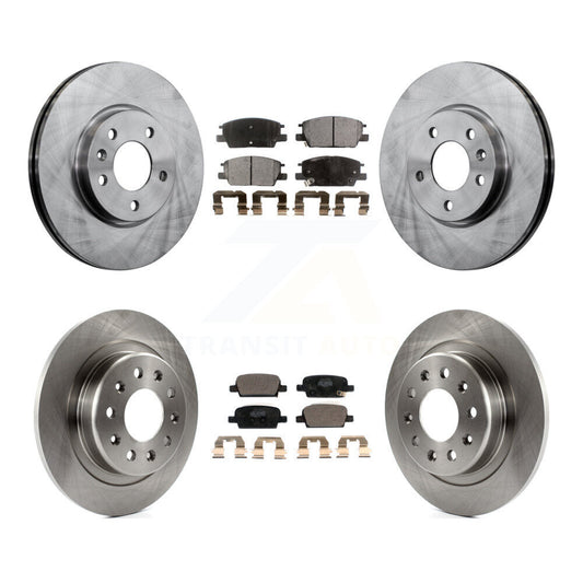 [Avant + Arrière] Kit de Disque et plaquette (céramique) de frein pour 2016-2020 Chevrolet Malibu avec Manual Parking K8T-103222