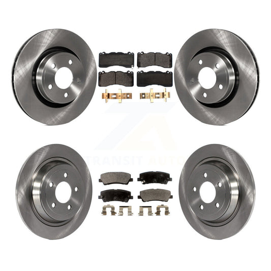 [Avant + Arrière] Kit de Disque et plaquette (céramique) de frein pour 2015 Ford Mustang V6 avec Brembo Brakes K8T-103225