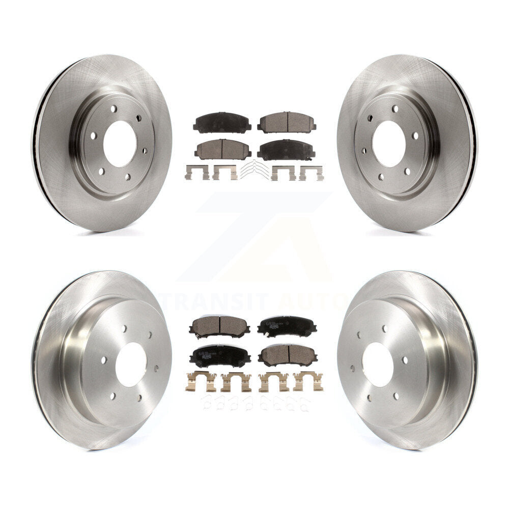 [Avant + Arrière] Kit de Disque et plaquette (céramique) de frein pour 2017-2023 Nissan TITAN K8T-103228