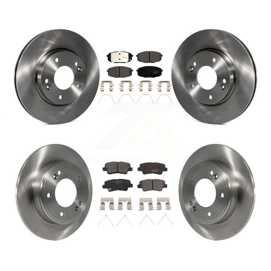 [Avant + Arrière] Kit de Disque et plaquette (céramique) de frein pour Kia Soul Forte Hyundai Elantra GT Kona Forte5 K8T-103229