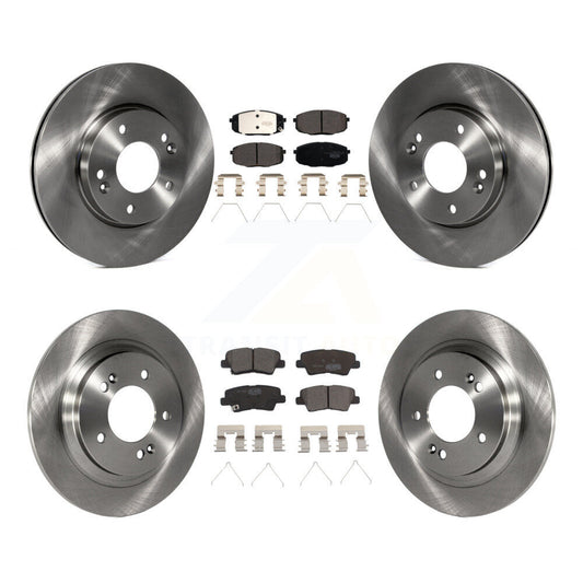 [Avant + Arrière] Kit de Disque et plaquette (céramique) de frein pour Hyundai Elantra GT Kia Forte Forte5 avec Electric Parking K8T-103230