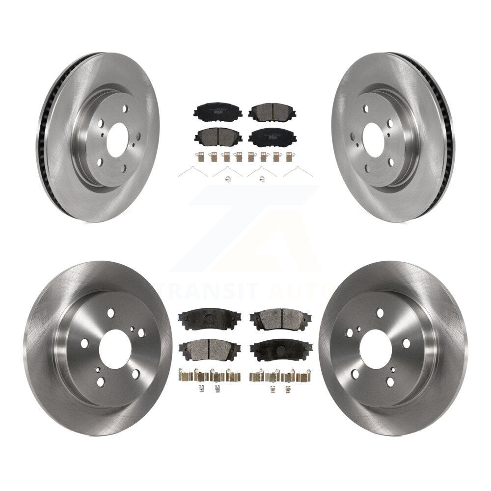 [Avant + Arrière] Kit de Disque et plaquette (céramique) de frein pour Toyota Camry RAV4 Lexus ES350 Avalon ES300h UX250h UX200 C-HR Venza ES250 Corolla Cross K8T-103239