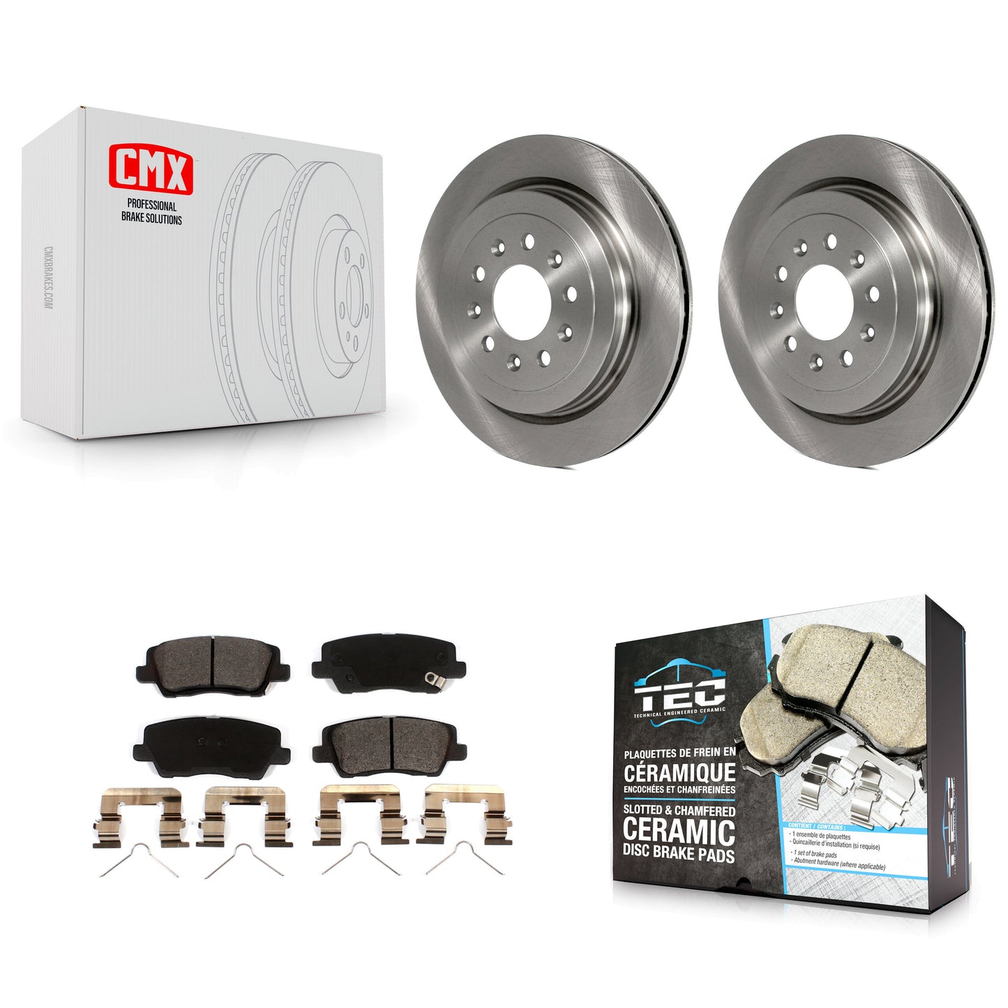[Arrière] Kit de Disque et plaquette (céramique) de frein pour Cadillac ATS K8T-103244