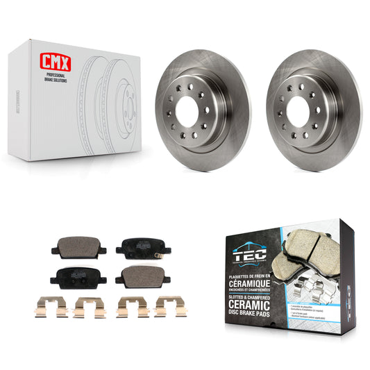 [Arrière] Kit de Disque et plaquette (céramique) de frein pour 2016-2022 Chevrolet Malibu avec Manual Parking K8T-103245