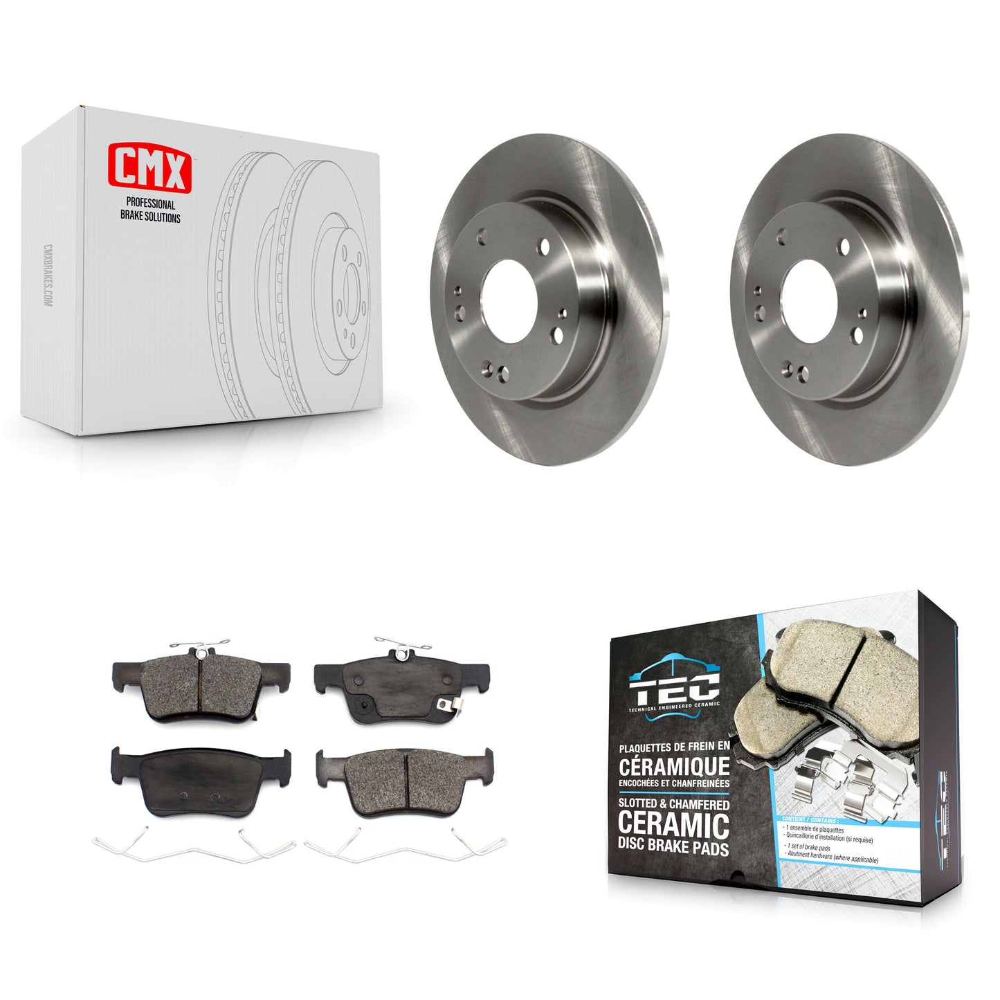 [Arrière] Kit de Disque et plaquette (céramique) de frein pour Honda Insight Civic K8T-103248