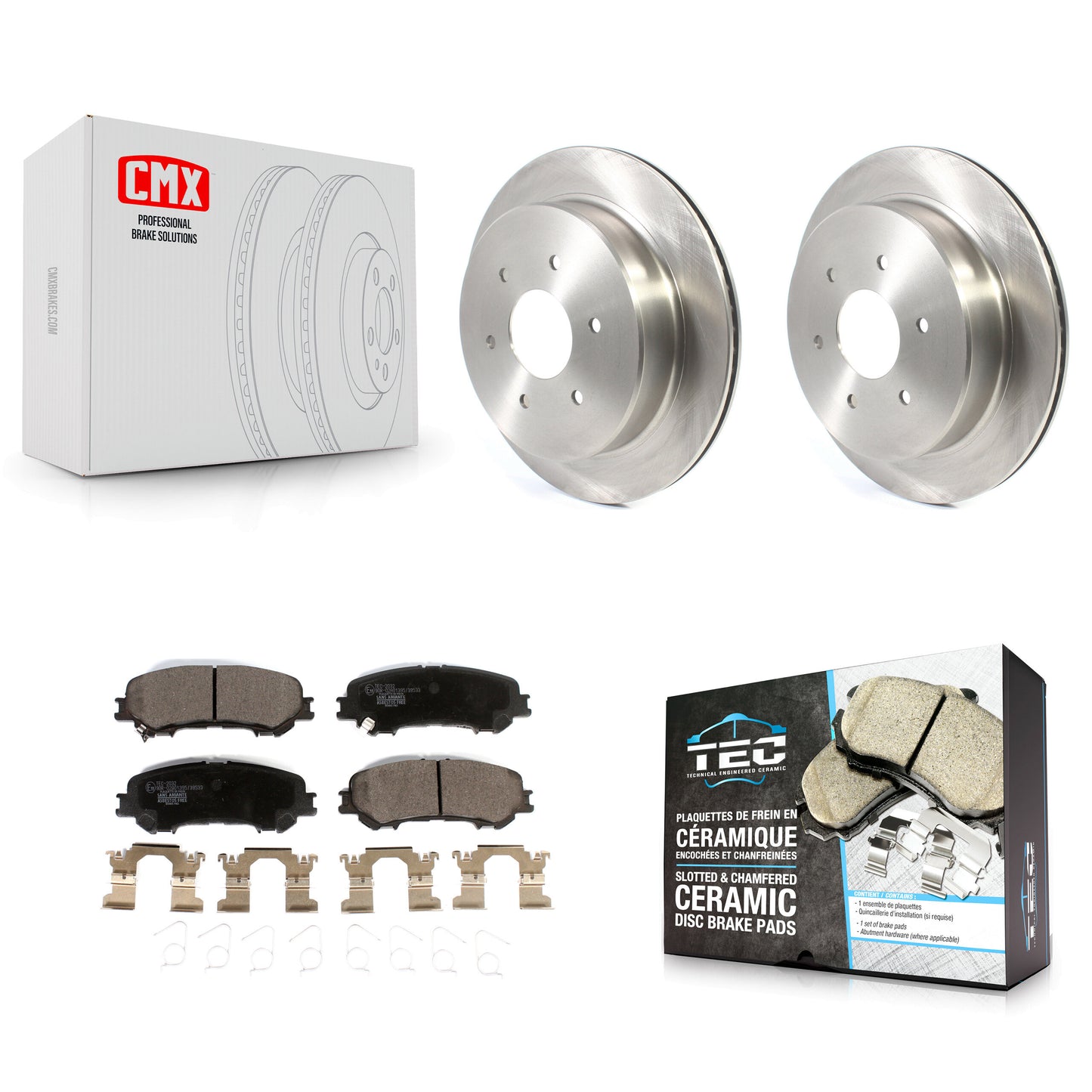 [Arrière] Kit de Disque et plaquette (céramique) de frein pour 2017-2023 Nissan TITAN K8T-103249