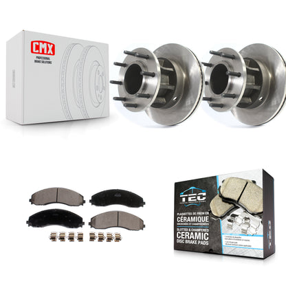[Avant] Kit de Disque et plaquette (céramique) de frein pour Ford F-450 Super Duty F-550 4 X 2 K8T-103253