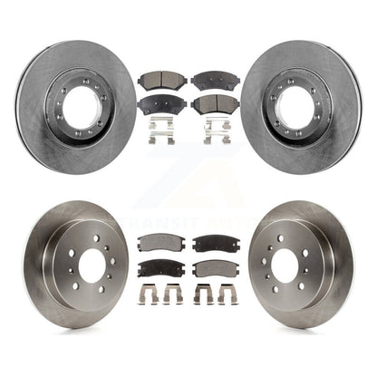 [Avant + Arrière] Kit de Disque et plaquette (céramique) de frein pour Buick Century Pontiac Grand Prix Chevrolet Venture Regal Oldsmobile Intrigue Montana Trans Sport K8T-103257