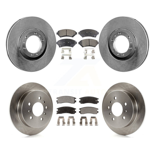 [Avant + Arrière] Kit de Disque et plaquette (céramique) de frein pour Buick Century Pontiac Grand Prix Chevrolet Venture Regal Oldsmobile Intrigue Montana Trans Sport K8T-103257