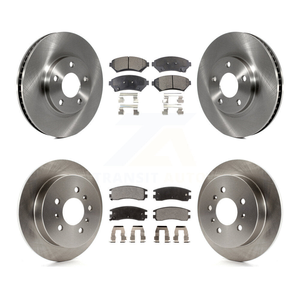 [Avant + Arrière] Kit de Disque et plaquette (céramique) de frein pour Chevrolet Impala Monte Carlo Oldsmobile Intrigue K8T-103258