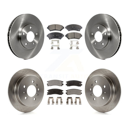 [Avant + Arrière] Kit de Disque et plaquette (céramique) de frein pour Chevrolet Impala Monte Carlo Oldsmobile Intrigue K8T-103258