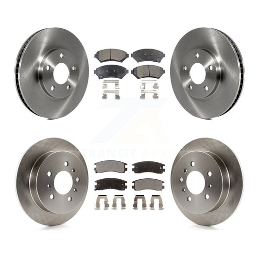 [Avant + Arrière] Kit de Disque et plaquette (céramique) de frein pour Chevrolet Impala Monte Carlo Oldsmobile Intrigue K8T-103258