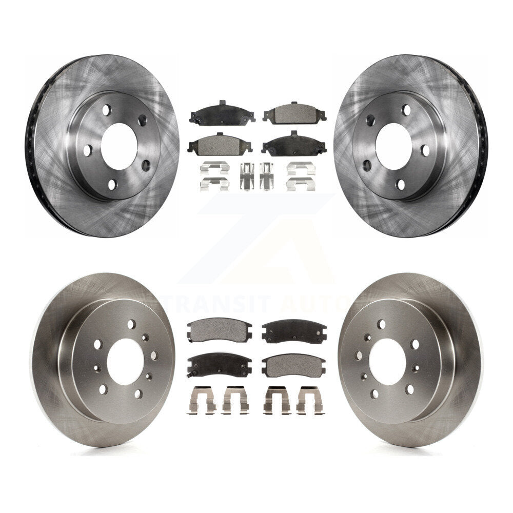 [Avant + Arrière] Kit de Disque et plaquette (céramique) de frein pour Pontiac Grand Am Oldsmobile Alero K8T-103259