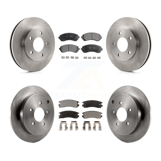 [Avant + Arrière] Kit de Disque et plaquette (céramique) de frein pour Buick Rendezvous Pontiac Aztek K8T-103260