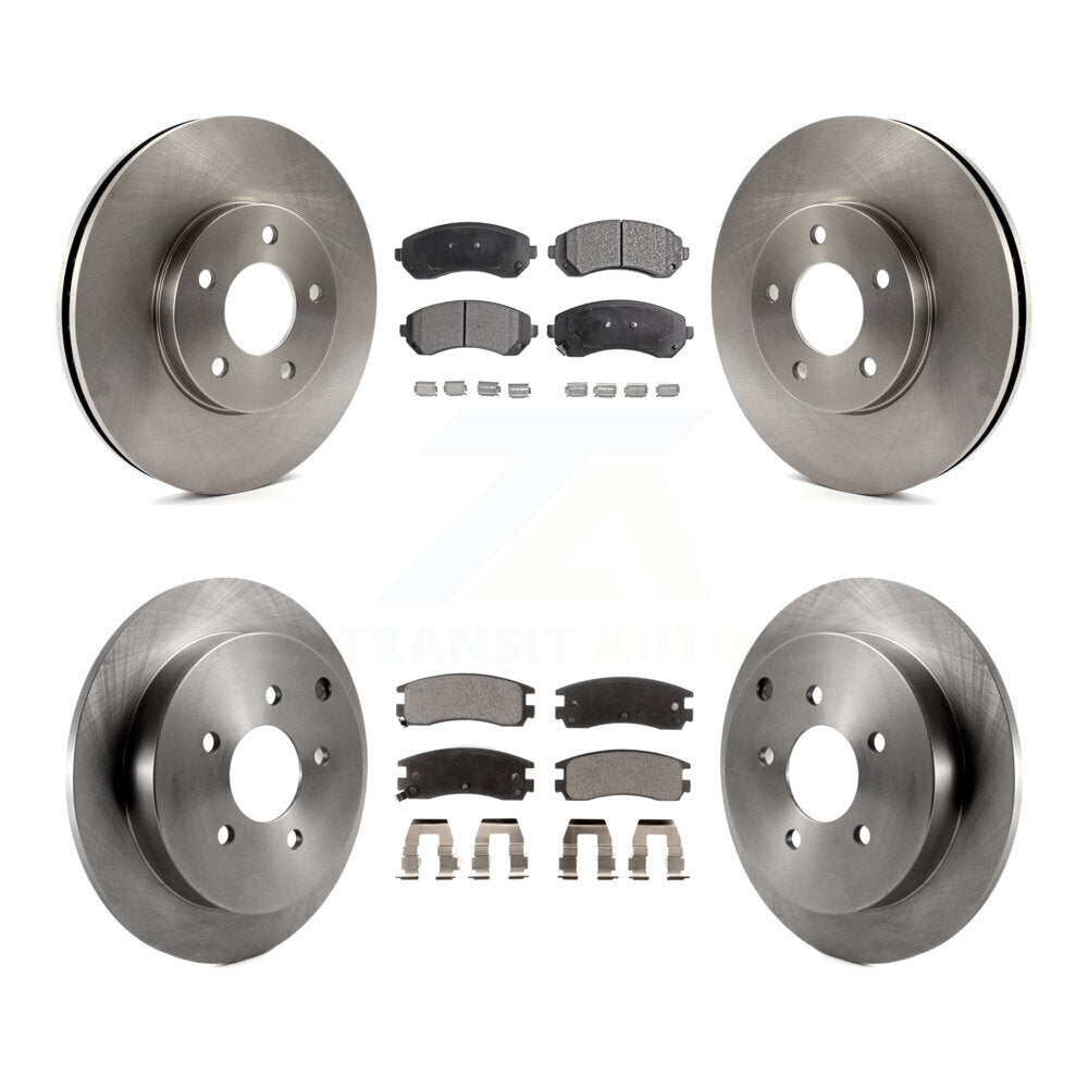 [Avant + Arrière] Kit de Disque et plaquette (céramique) de frein pour Buick Rendezvous Chevrolet Venture Pontiac Montana Aztek Oldsmobile Silhouette K8T-103261