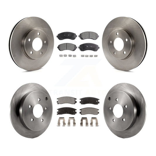 [Avant + Arrière] Kit de Disque et plaquette (céramique) de frein pour Buick Rendezvous Chevrolet Venture Pontiac Montana Aztek Oldsmobile Silhouette K8T-103261