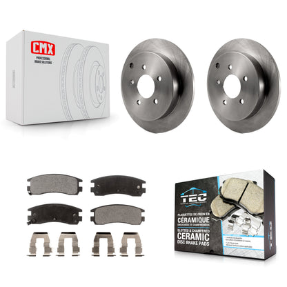 [Arrière] Kit de Disque et plaquette (céramique) de frein pour Buick Rendezvous Chevrolet Venture Pontiac Montana Aztek Oldsmobile Silhouette K8T-103267