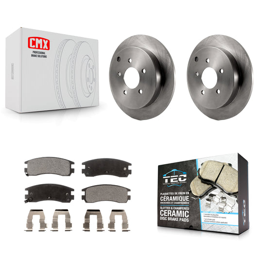 [Arrière] Kit de Disque et plaquette (céramique) de frein pour Buick Rendezvous Chevrolet Venture Pontiac Montana Aztek Oldsmobile Silhouette K8T-103267