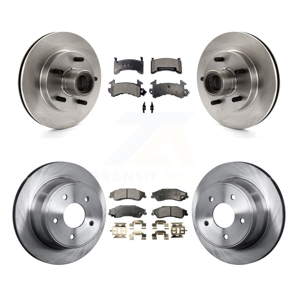 [Avant + Arrière] Kit de Disque et plaquette (céramique) de frein pour Chevrolet S10 Blazer GMC Sonoma Jimmy Isuzu Hombre K8T-103323