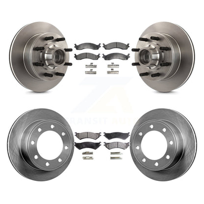 [Avant + Arrière] Kit de Disque et plaquette (céramique) de frein pour Ford E-250 Econoline E-350 Super Duty Club Wagon K8T-103324