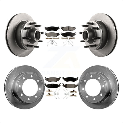 [Avant + Arrière] Kit de Disque et plaquette (céramique) de frein pour 2007 Ford E-150 To 10 16 06 K8T-103325 par Transit Auto