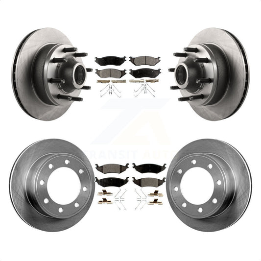 [Avant + Arrière] Kit de Disque et plaquette (céramique) de frein pour 2007 Ford E-150 To 10 16 06 K8T-103325 par Transit Auto