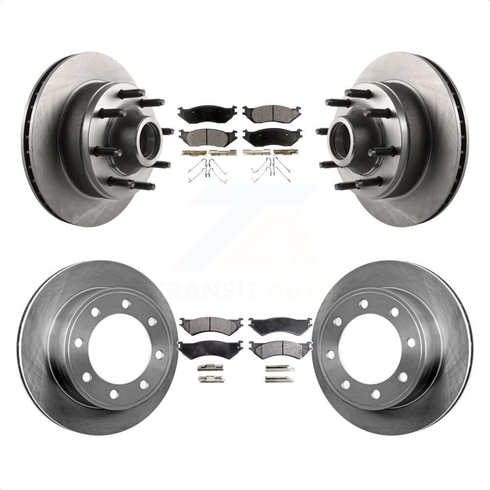 [Avant + Arrière] Kit de Disque et plaquette (céramique) de frein pour 2007 Ford E-150 From 10 17 06 K8T-103326 par Transit Auto