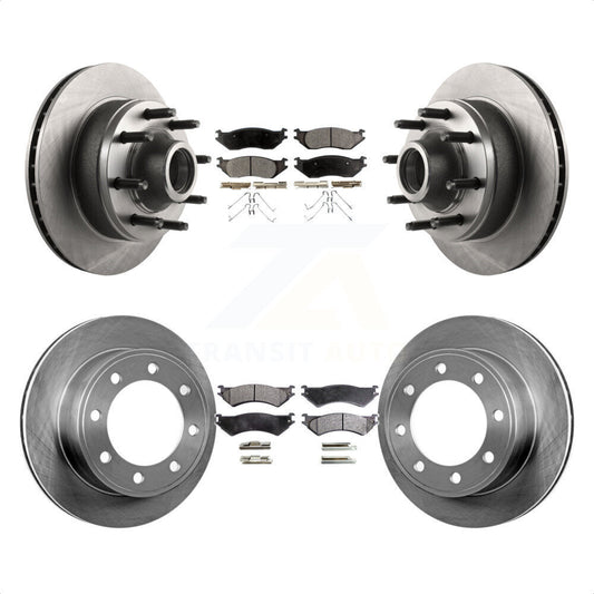 [Avant + Arrière] Kit de Disque et plaquette (céramique) de frein pour 2007 Ford E-150 From 10 17 06 K8T-103326 par Transit Auto