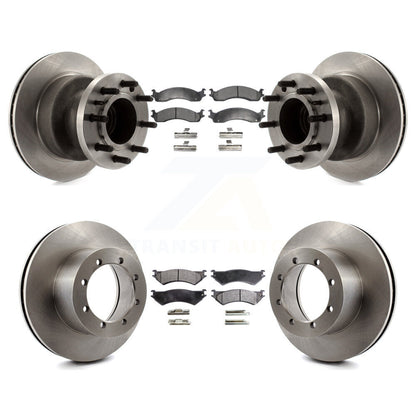 [Avant + Arrière] Kit de Disque et plaquette (céramique) de frein pour 1999-2001 Ford E-350 Super Duty avec Dual Wheels K8T-103328