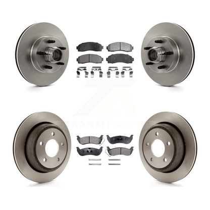 [Avant + Arrière] Kit de Disque et plaquette (céramique) de frein pour 2010 Mazda B2300 avec 11-1 4" Diameter Rotor K8T-103334