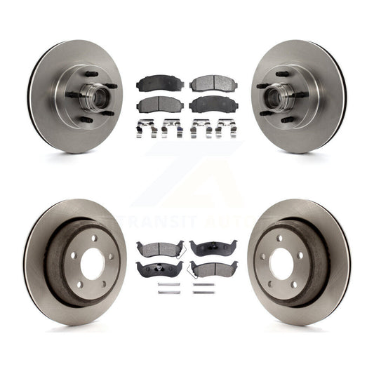 [Avant + Arrière] Kit de Disque et plaquette (céramique) de frein pour 2010 Mazda B2300 avec 11-1 4" Diameter Rotor K8T-103334