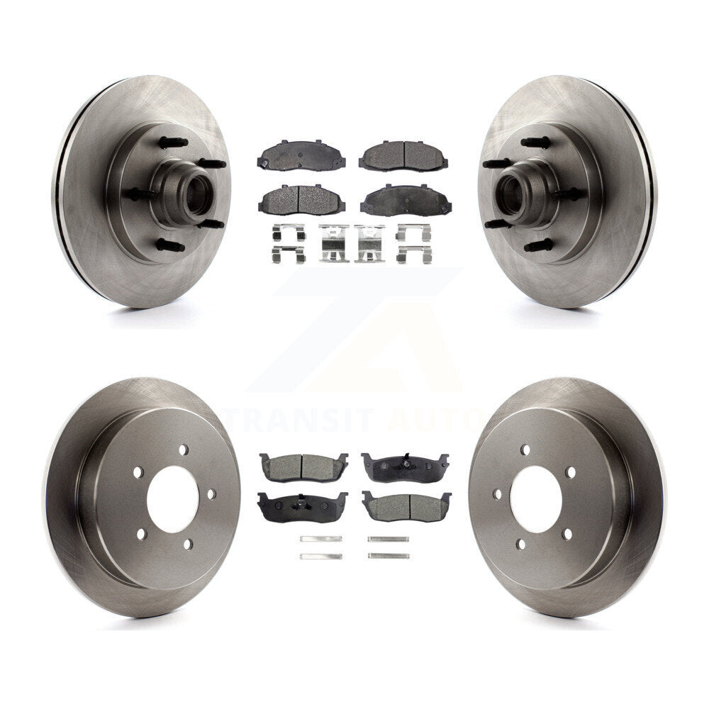 [Avant + Arrière] Kit de Disque et plaquette (céramique) de frein pour Ford F-150 K8T-103343