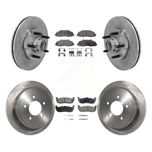 [Avant + Arrière] Kit de Disque et plaquette (céramique) de frein pour Ford F-150 Lincoln Blackwood K8T-103345