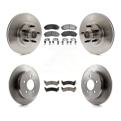 [Avant + Arrière] Kit de Disque et plaquette (céramique) de frein pour Ford Explorer Sport Trac RWD K8T-103347