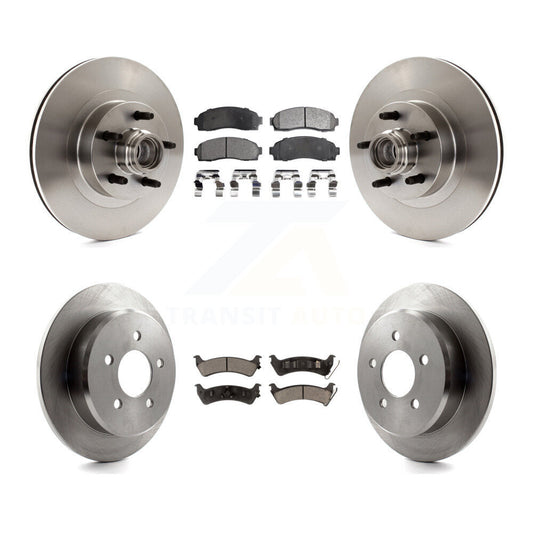 [Avant + Arrière] Kit de Disque et plaquette (céramique) de frein pour Ford Explorer Sport Trac RWD K8T-103347