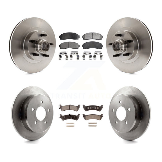 [Avant + Arrière] Kit de Disque et plaquette (céramique) de frein pour 2001 Ford Explorer Sport RWD K8T-103348