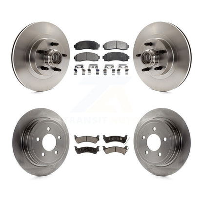 [Avant + Arrière] Kit de Disque et plaquette (céramique) de frein pour Ford Explorer Sport Trac RWD K8T-103349