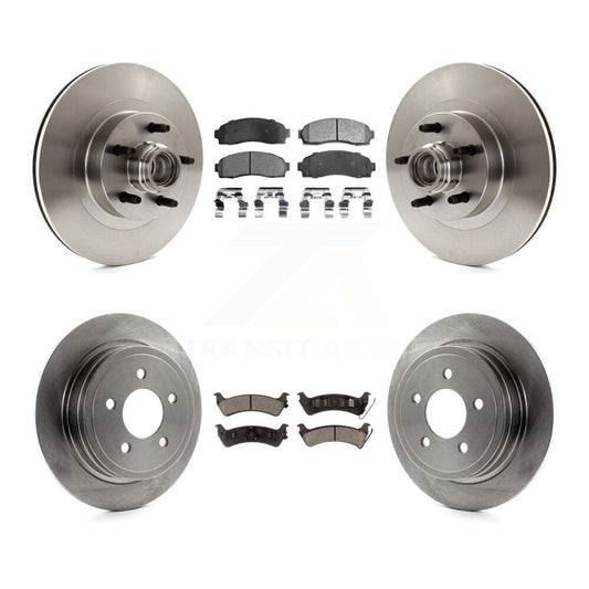 [Avant + Arrière] Kit de Disque et plaquette (céramique) de frein pour Ford Explorer Sport Trac RWD K8T-103349