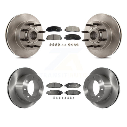 [Avant + Arrière] Kit de Disque et plaquette (céramique) de frein pour 2005-2007 Ford F-250 Super Duty F-350 RWD K8T-103353