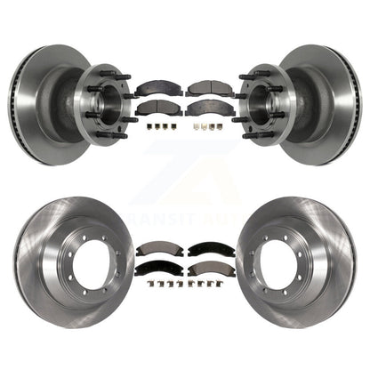 [Avant + Arrière] Kit de Disque et plaquette (céramique) de frein pour Ford E-450 Super Duty K8T-103358